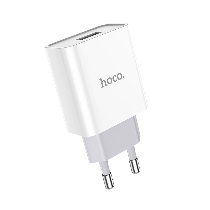   E2E4 Сетевое зарядное устройство Hoco C81A Asombroso, USB, 2.1A, белый (HC-27930)