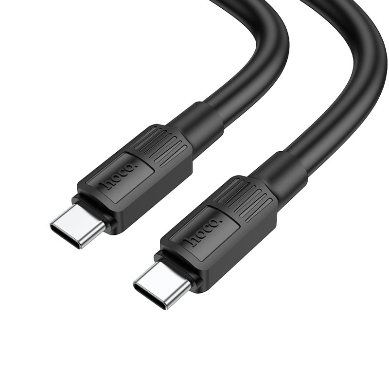 Кабель USB Type-C-USB Type-C, 3A 1 м, белый HOCO X84 Solid (6931474771025)