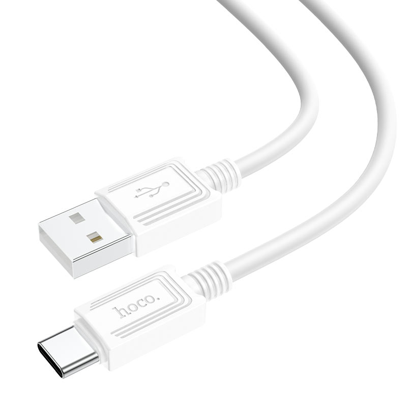 Кабель USB-USB Type-C, 3A 1 м, белый HOCO X73 Sunway (6931474767332)