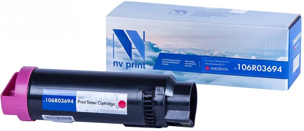 Картридж лазерный NV Print NV-106R03694M (106R03694), пурпурный, 4300 страниц, совместимый для Xerox Phaser 6510/WorkCentre 6515