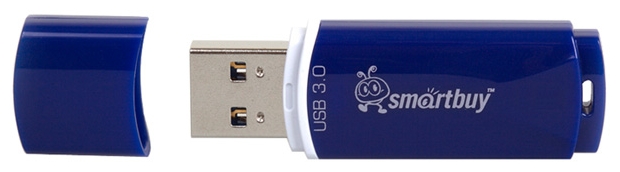 Флеш-накопители USB 3.0 Флешка 32Gb USB 3.0 SmartBuy Crown Crown, синий (SB32GBCRW-Bl)