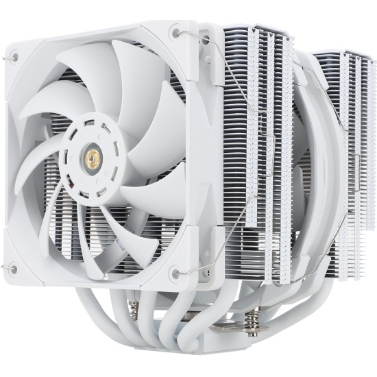 Кулер для процессора Thermalright Frost Commander 140 White для Socket/115x/1200/1700/1851/2011/2011-3/2066/AM4/AM5, 140 мм, 1800rpm, 30.2 дБА, 4-pin PWM, Al+Cu (FC-140-WH)