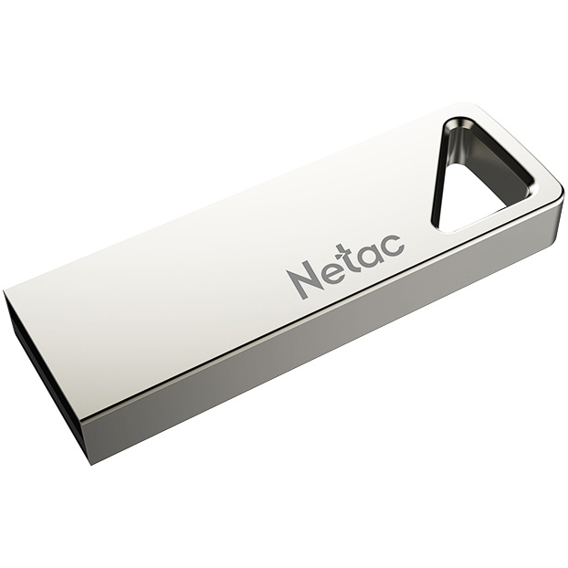 Флешка 64Gb USB 2.0 Netac U326, серебристый (NT03U326N-064G-20PN)