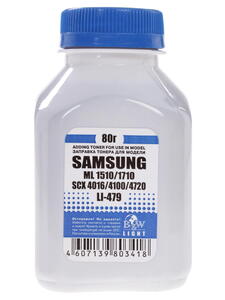 Тонер B&W Light LI-479, бутыль 80 г, черный, совместимый для Samsung ML-1510/1710/1610/1615/2010/2015, SCX 4016/5112/4520/4720/4100