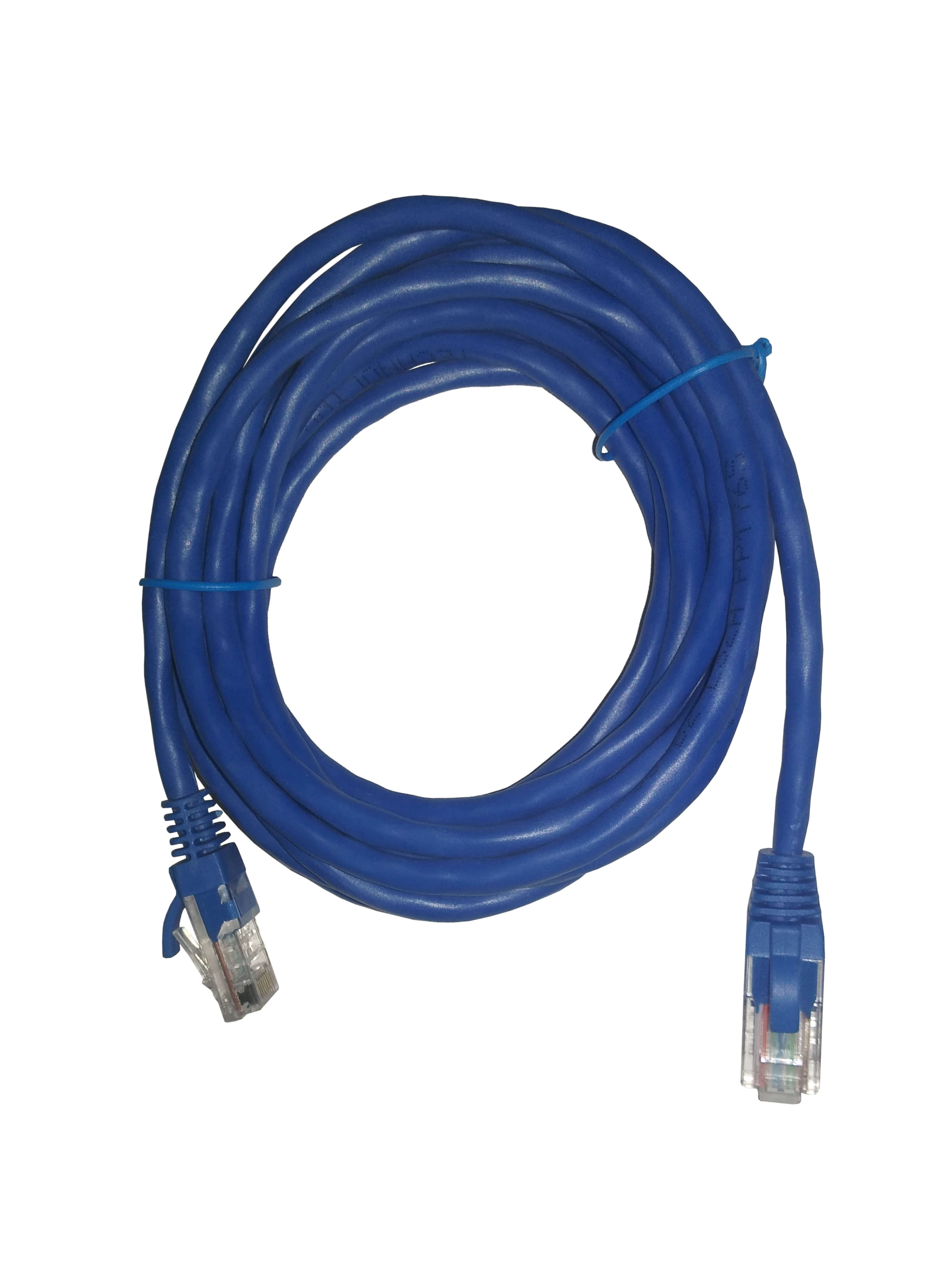 Патч-корд UTP кат.5e, 3м, RJ45-RJ45, синий, CU, LSZH, Netko (N.BC.UTP.5e-3.0m-5-lszh)