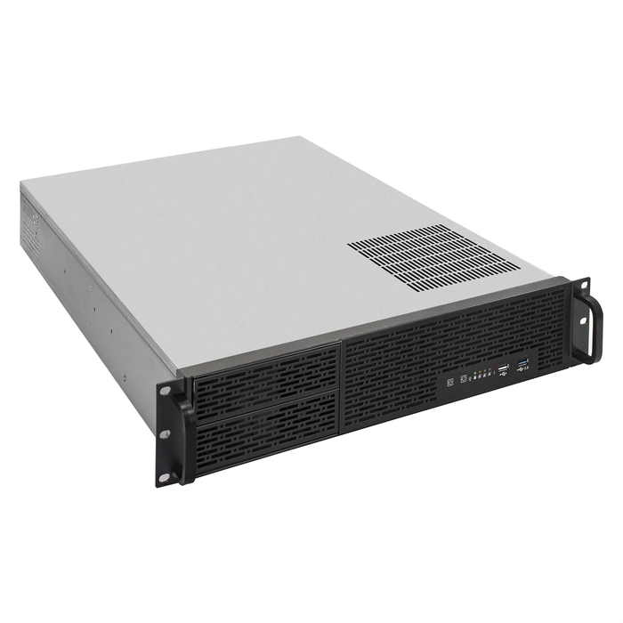 Корпус Exegate Pro 2U550-06/2U2088, ATX, 2U RM, Redundant 2x1000 Вт, черный (EX293871RUS)