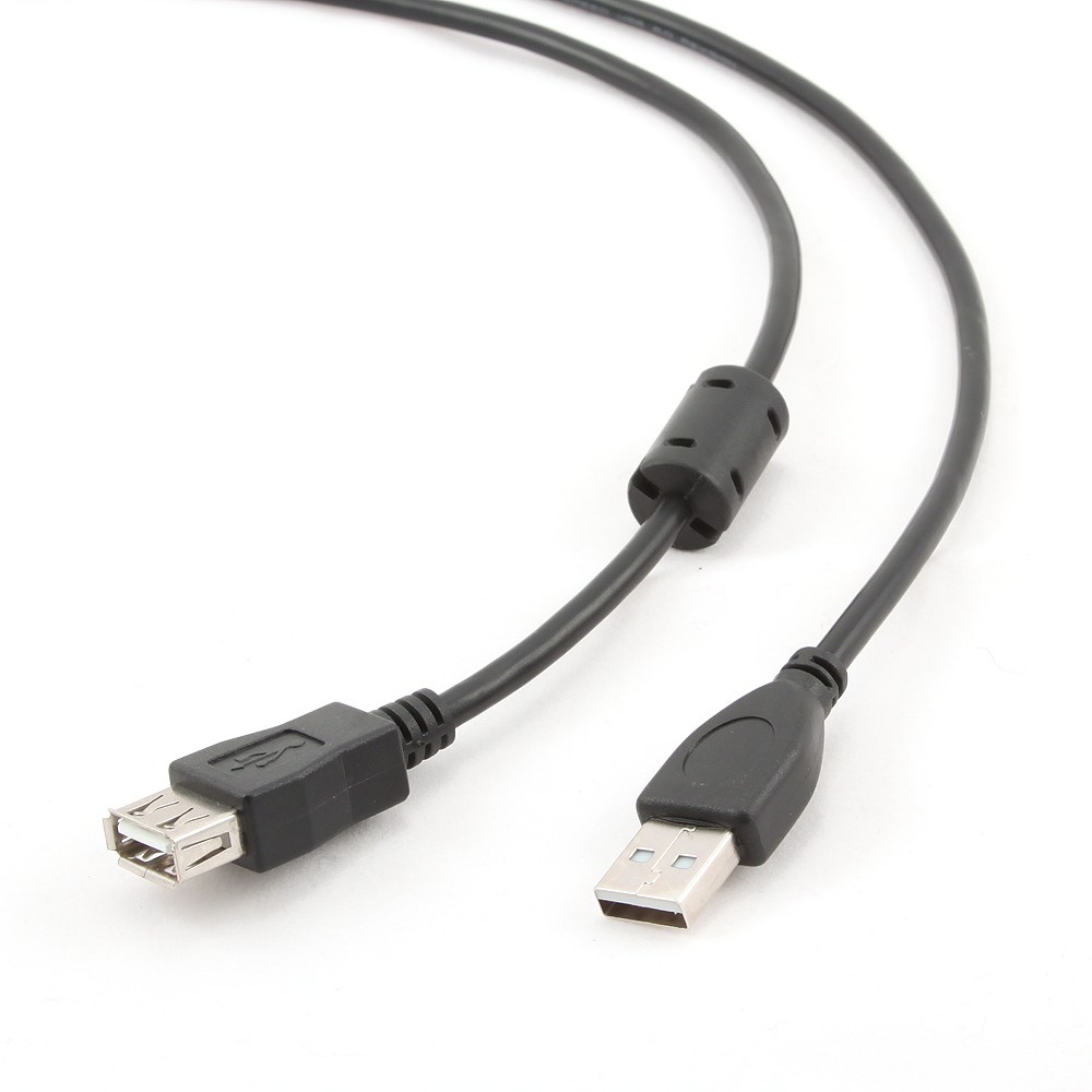 Кабель USB 2.0 AM/AF Gembird/Cablexpert ферритовое кольцо, 3m (CCF-USB2-AMAF-10)