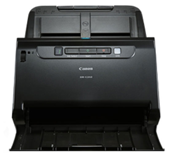 Сканер протяжный Canon imageFORMULA DR-C240, A4, CIS, 600x600dpi, ДАПД 60 листов, 24 бит, USB 2.0 (0651C003)