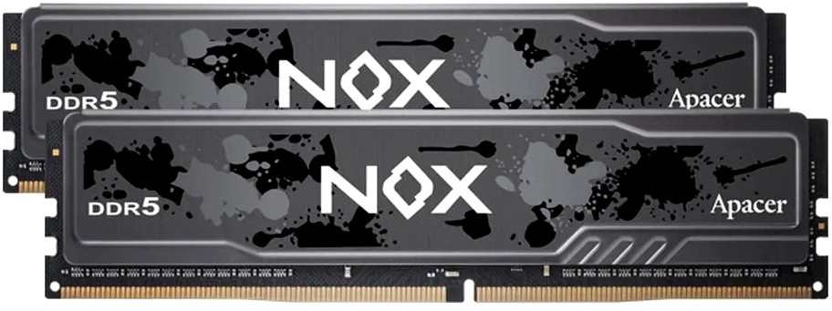 Комплект памяти DDR5 DIMM 32Gb (2x16Gb), 5600MHz, CL40, 1.25 В, Apacer, NOX (AH5U32G56C522MBAA-2) Retail