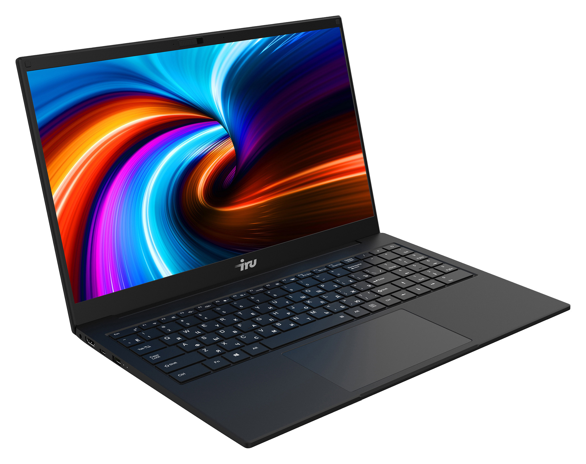 Ноутбук IRU Калибр 15TLI 15.6 IPS 1920x1080, Intel Core i5 1135G7 2.4 ГГц, 8Gb RAM, 256Gb SSD, без OC, черный (1894428)