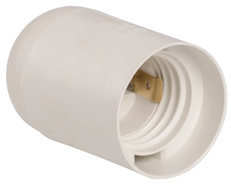 Патрон пластиковый IEK Ппл27-04-К02 для ламп Е27, белый (EPP10-04-01-K01)