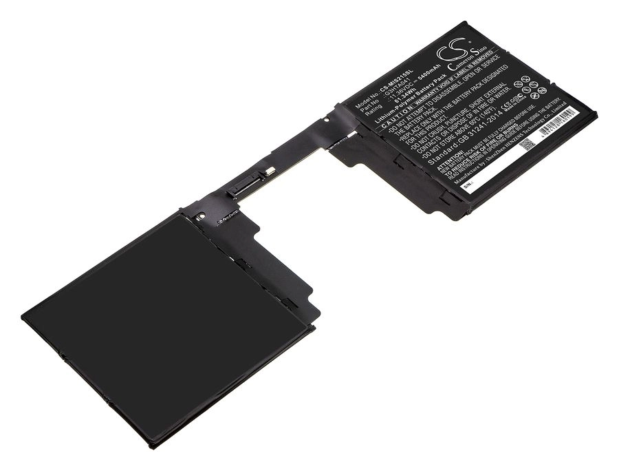  Аккумулятор CameronSino CS-MIS215SL, 11.4 В, 5.4 А·ч, Li-pol для Microsoft Surface book 2 1793 15