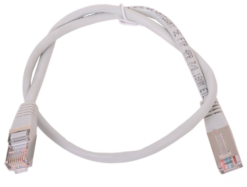 Патч-корд FTP кат.5e, 1м, RJ45-RJ45, серый, Neomax (NM23001-010)