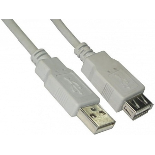 Кабель USB 2.0(Am)-USB 2.0(Af) 5 м, серый 5bites (UC5011-050C)