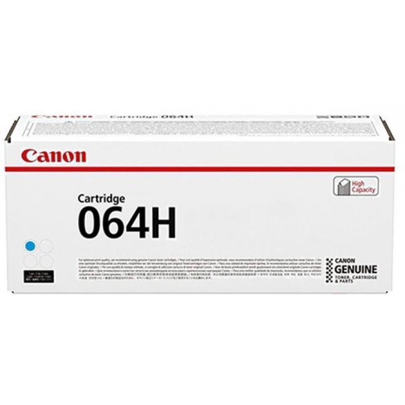 Картридж лазерный Canon 064H/4936C001, голубой, 10400 страниц, оригинальный для Canon MF832Cdw