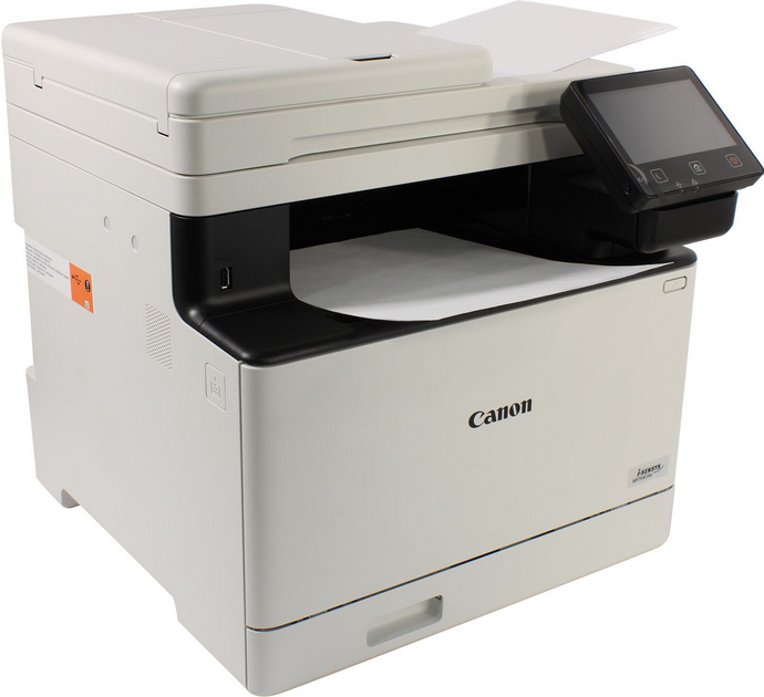 Лазерные МФУ МФУ лазерный Canon i-SENSYS MF754Cdw, A4, цветной, 33 стр/мин (A4 ч/б), 33 стр/мин (A4 цв.), 1200x1200 dpi, дуплекс, ДАПД-50 листов, сетевой, Wi-Fi, USB, белый (5455C009/5455C019)