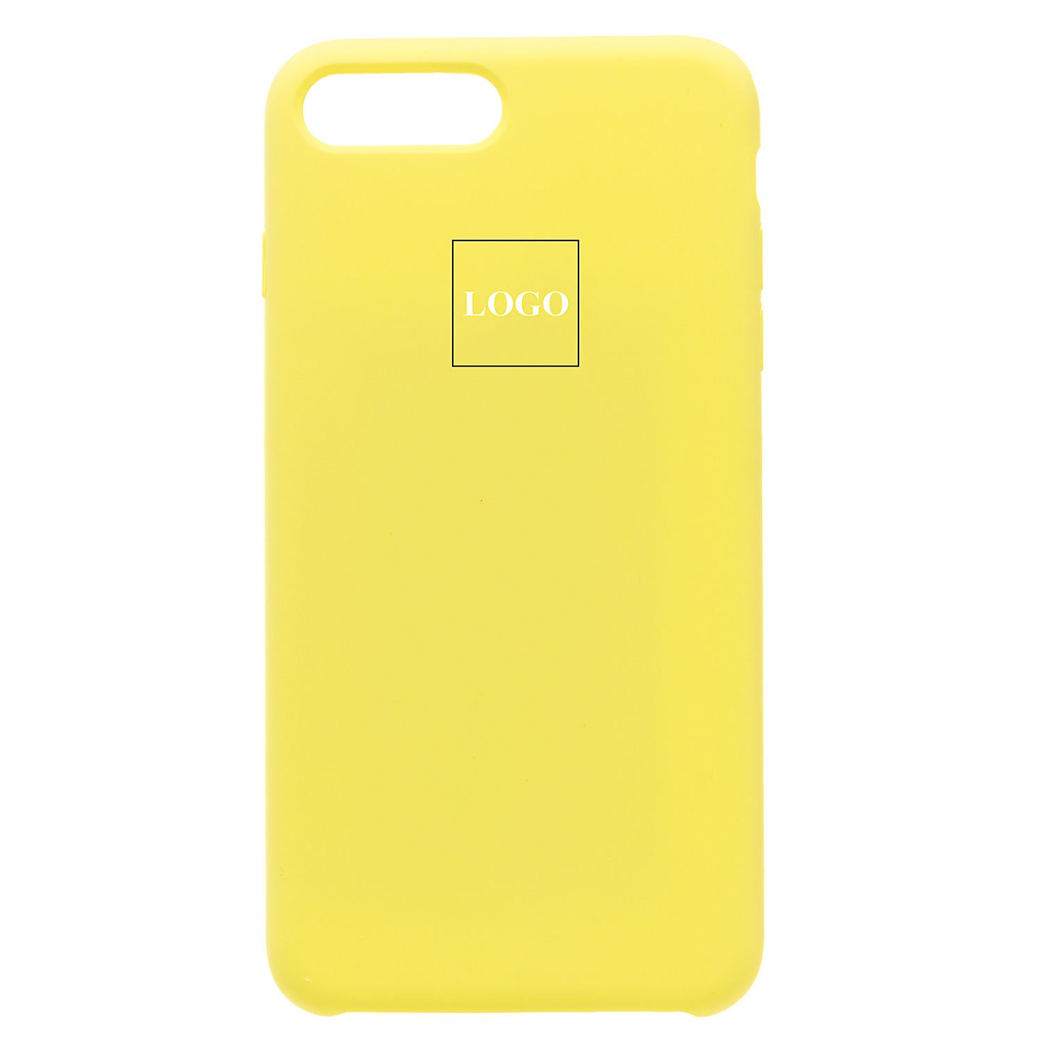 Чехол-накладка ORG для смартфона Apple iPhone 7 Plus/8 Plus, soft-touch, lemon (129023)