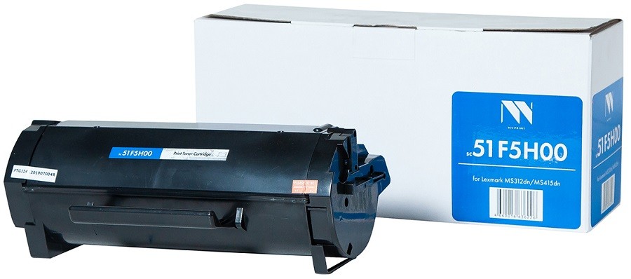 Картридж лазерный NV Print NV-51F5H00 (51F5H00), черный, 5000 страниц, совместимый, для Lexmark MS312dn/MS415dn