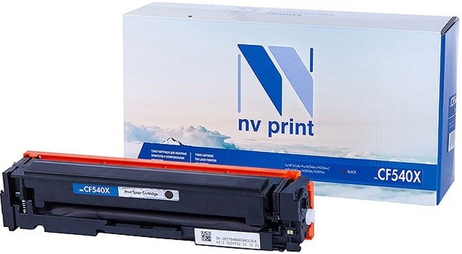 Картридж лазерный NV Print NV-CF540XBk (203X/CF540X), черный, 3200 страниц, совместимый, для CLJ Pro M254dw/M254nw/MFP M280nw/M281fdn/M281fdw