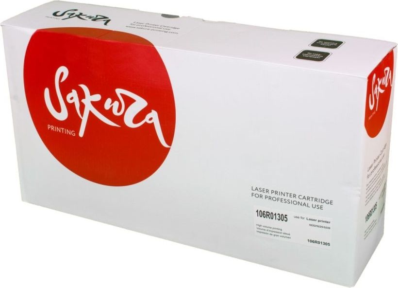 Картридж лазерный SAKURA SA106R01305 (106R01305), черный, 30000 страниц, совместимый, для Xerox WC 5225 / 5230