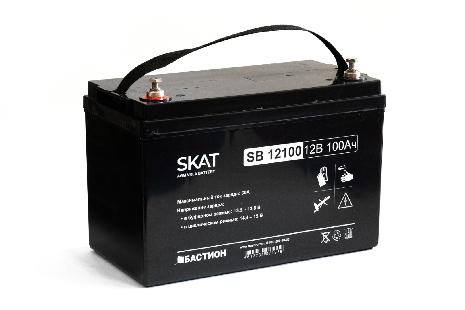 Аккумуляторная батарея для ОПС Бастион 2542 SB 12100, 12V, 100Ah