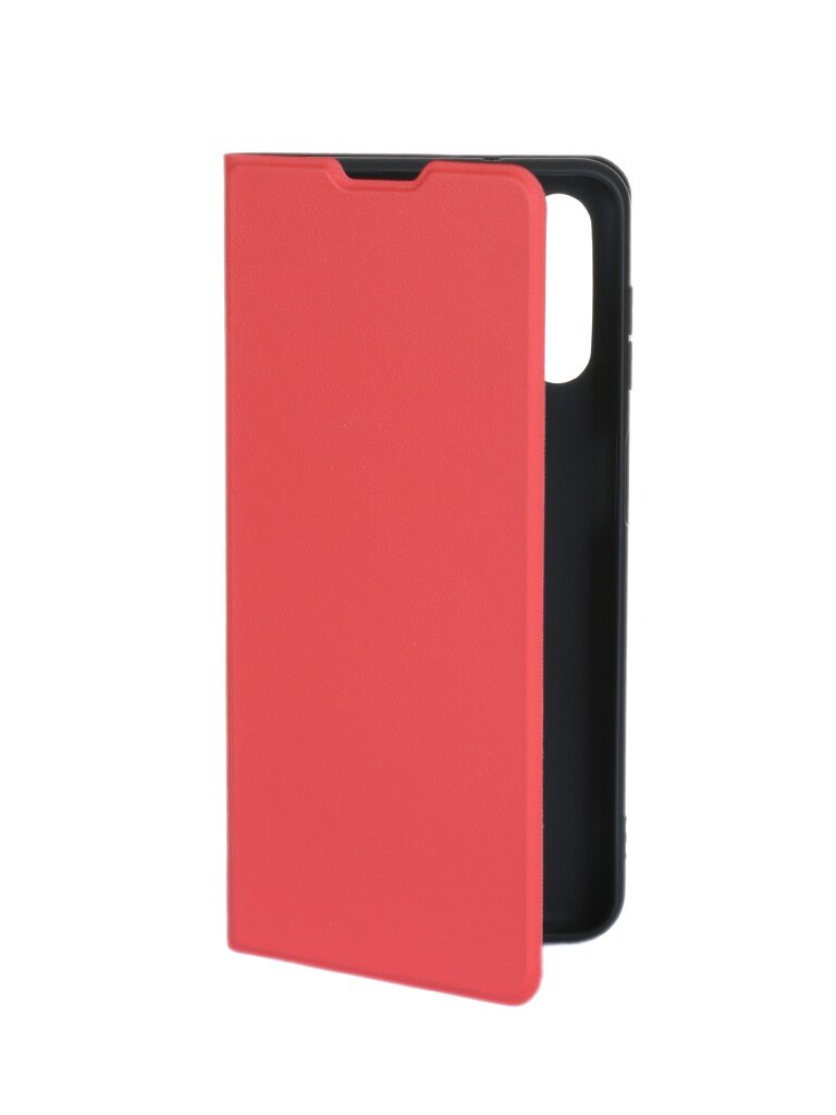  Чехол-книжка Red Line Book Cover New для смартфона Samsung Galaxy A04s, термопластичный полиуретан (TPU), красный (УТ000033682)