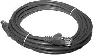 Патч-корд UTP кат.5e, 15 м, RJ45-RJ45, серый, LSZH, Lanmaster (LAN-PC45/U5E-15-GY)