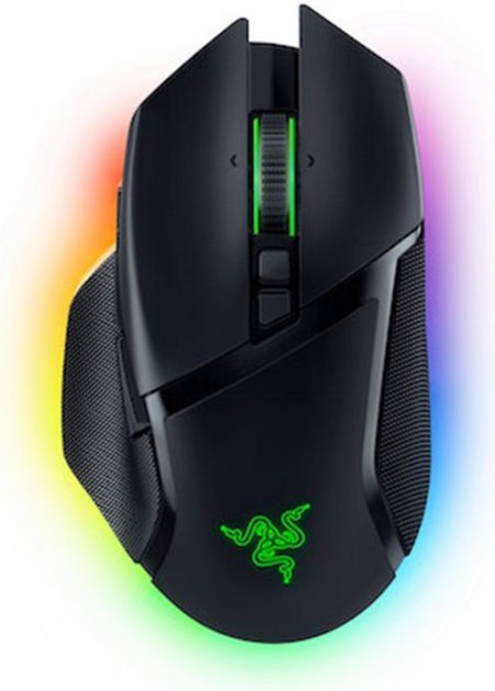 Мышь беспроводная/проводная Razer Basilisk V3 Pro, 30000dpi, оптическая светодиодная, Bluetooth/Радиоканал/USB, черный (RZ01-04620100-R3G1)