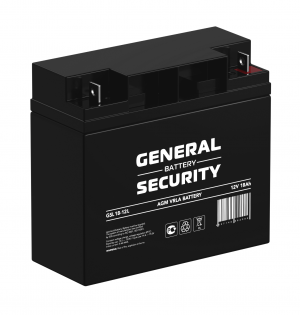 Аккумуляторная батарея для ОПС General Security GSL 12-18 L, 12V, 18Ah