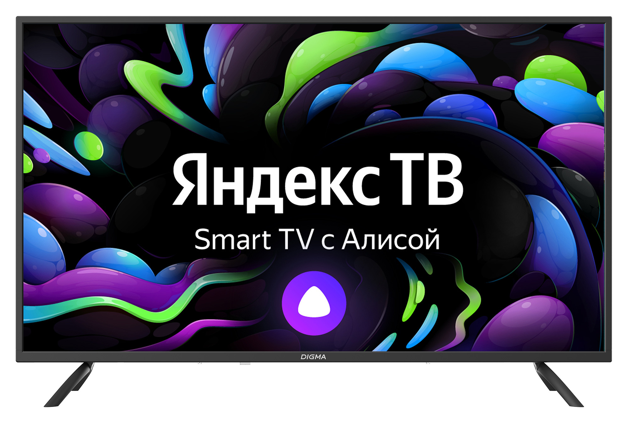 Телевизор 43 Digma DM-LED43UBB31, 3840x2160, DVB-T /T2 /C, HDMIx3, USBx2, WiFi, Smart TV, черный (DM-LED43UBB31)