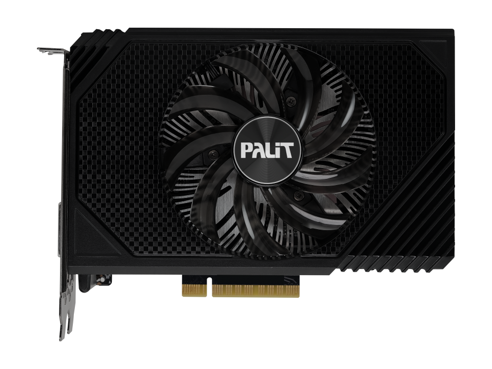 Видеокарта Palit NVIDIA GeForce RTX 3050 PA-RTX3050 STORMX, 8Gb GDDR6, 128 бит, PCI-E, DVI, HDMI, DP, Retail (NE63050018P1-1070F)