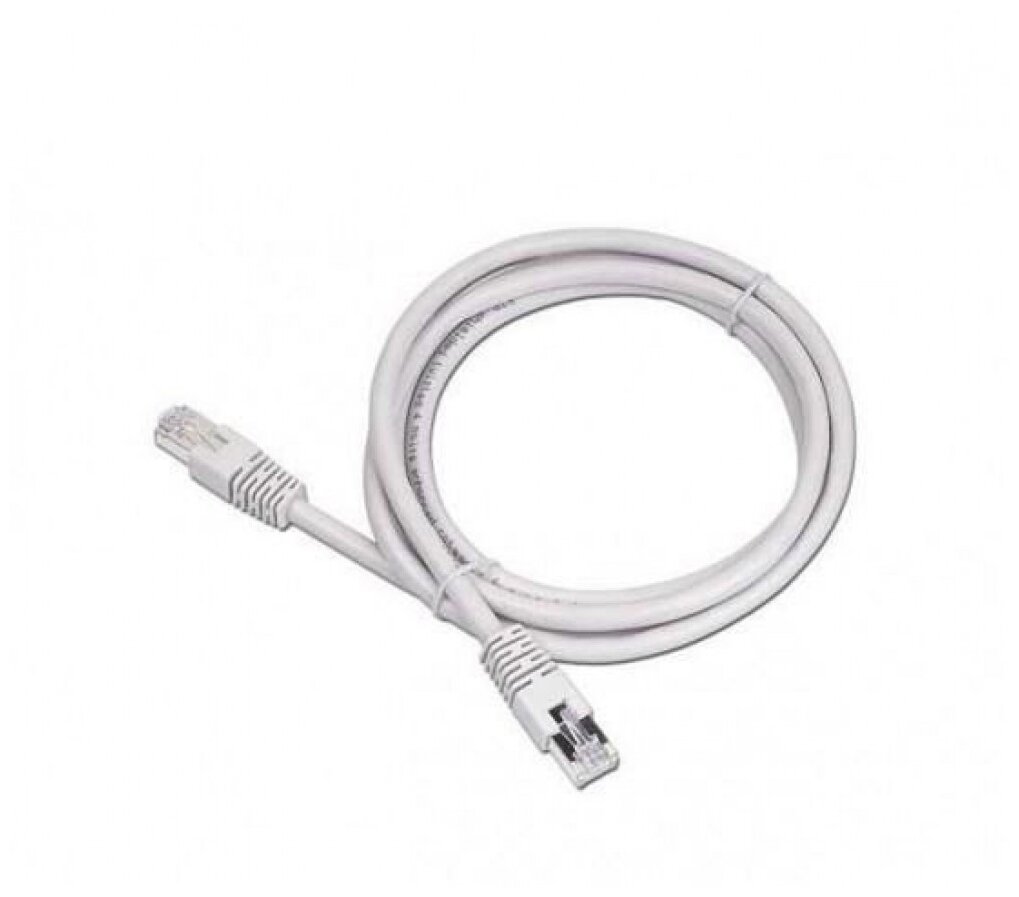 Патч-корд UTP кат.5e, 1 м, RJ45-RJ45, серый, CCA, Bion (BPC-U5E101-1M)