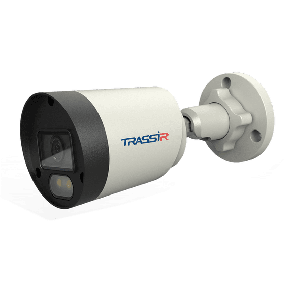 IP-камера Trassir TR-D2181IR3 3.6 мм, уличная, корпусная, 8Мпикс, CMOS, до 3840x2160, до 15 кадров/с, ИК подсветка 30м, POE, -40 °C/+60 °C, белый (TR-D2181IR3 v3 3.6)