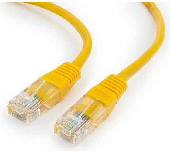 Патч-корд UTP кат.5e, 1 м, RJ45-RJ45, желтый, Neomax (NM13001-010Y)