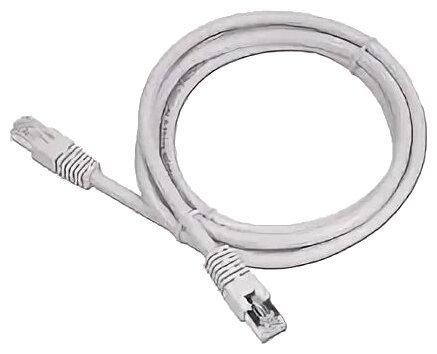 Патч-корд UTP кат.5e, 3 м, RJ45-RJ45, серый, CCA, Bion (BPC-U5E101-3M)