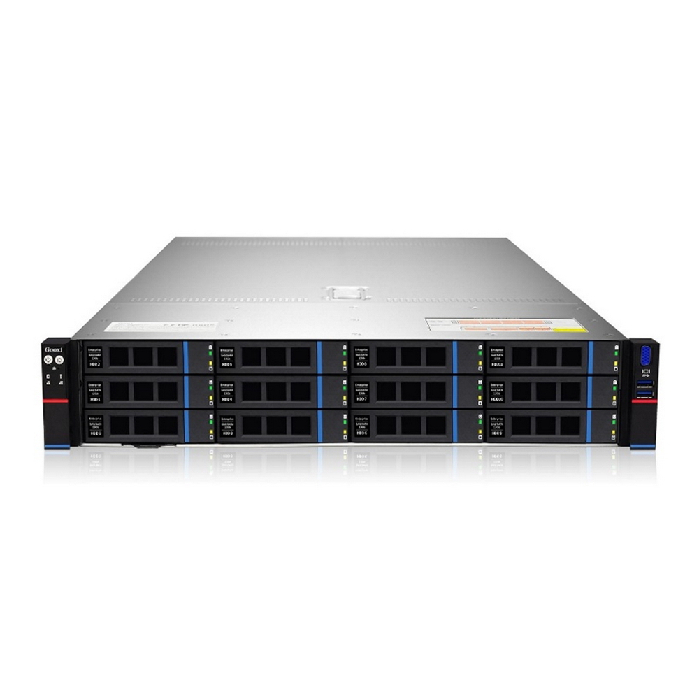 Серверная платформа GOOXI SL201-D12R-NV-G3, 2xSocket4189, 32xDDR4, 12x3.5 HDD HS, 2xM.2-PCI-E, 2x10G SFP+, IPMI, Redundant 2x1200 Вт, 2U (SL201-D12R-NV-G3)