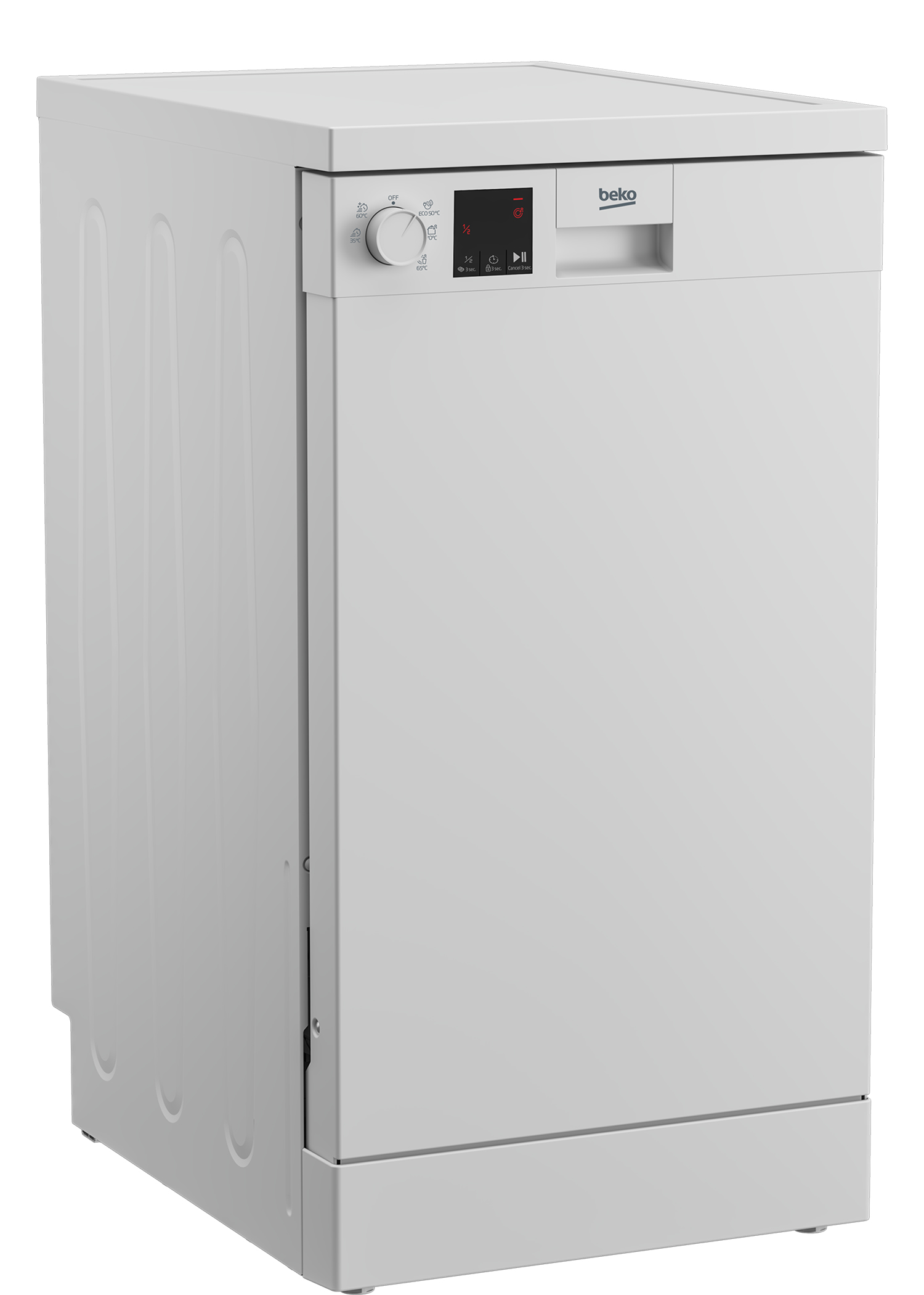 Посудомоечная машина узкая Beko DVS050W01W, белый (7656108335)