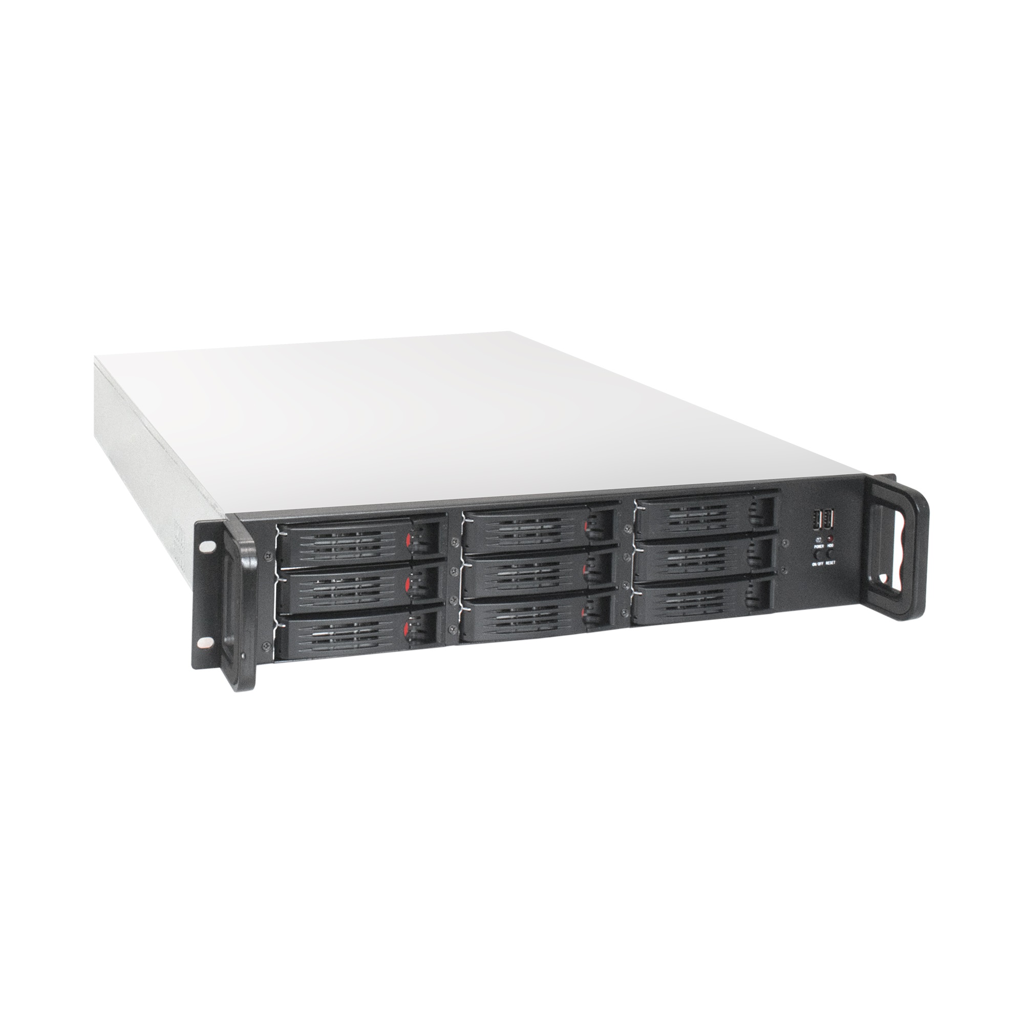 Корпус Exegate Pro 2U650-HS09, ATX, 2U RM, 9x3.5/2.5 HS, 2x1000 Вт, черный (EX294281RUS)