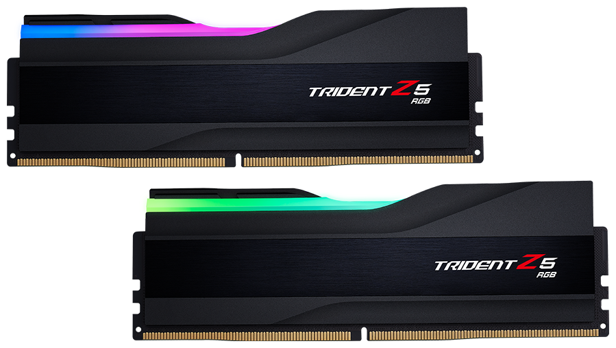 Комплект памяти DDR5 DIMM 64Gb (2x32Gb), 6000MHz, CL36, 1.35V, G.Skill, Trident Z5 RGB (GS_F5-6000J3636F32GX2-TZ5RK) Retail