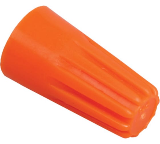 Соединительный изолирующий зажим IEK СИЗ-1, 2-4мм, оранжевый, 100 шт. (USC-10-5-100)