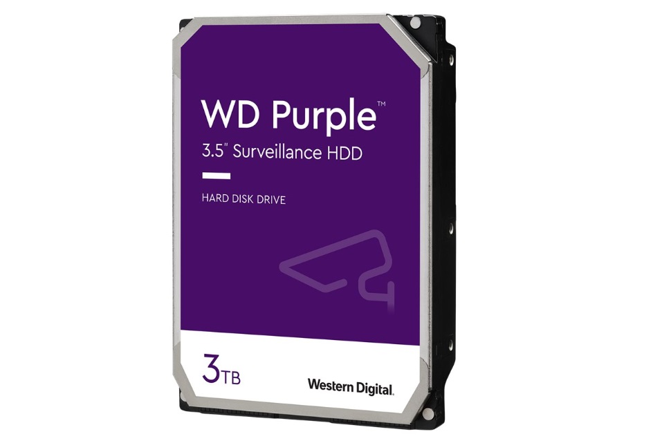 Жесткий диск (HDD) Western Digital 3Tb Purple, 3.5, 5400rpm, 256Mb, SATA3 (WD33PURZ)