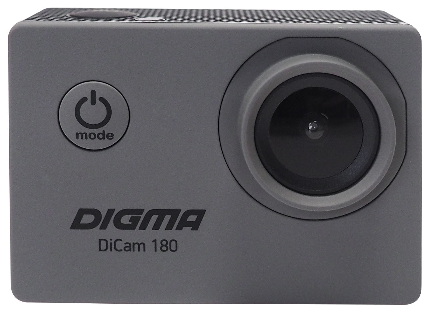 Экшн-камера Digma DiCam 180, 12 MP, 1920x1080, USB, серый (DC180)