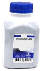 Тонер B&W RCOL-905C-100, бутыль 100 г, голубой, совместимый для Ricoh SP C220/С221/С222/C240/C250/C260/С261 (RCOL-905C-100)
