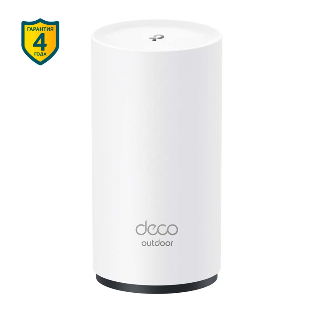 Дополнительный модуль Mesh TP-LINK Deco X50-Outdoor, 802.11a/b/g/n/ac/ax, 2.4/5ГГц, до 2976 Мбит/с, LAN 1x1Гбит/с, WAN 1x1 Гбит/с, внутренних антенн: 2 (Deco X50-Outdoor(1-pack))