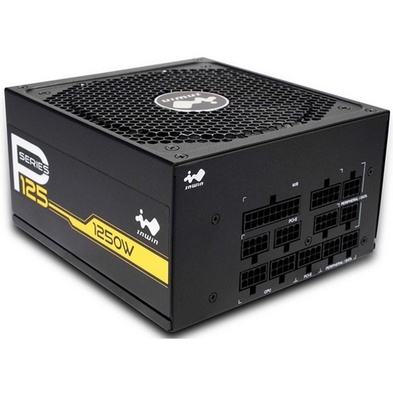 Блок питания 1250 Вт ATX INWIN P125, 135 мм, 80 Plus Gold, Retail (IW-PS-P1250W)