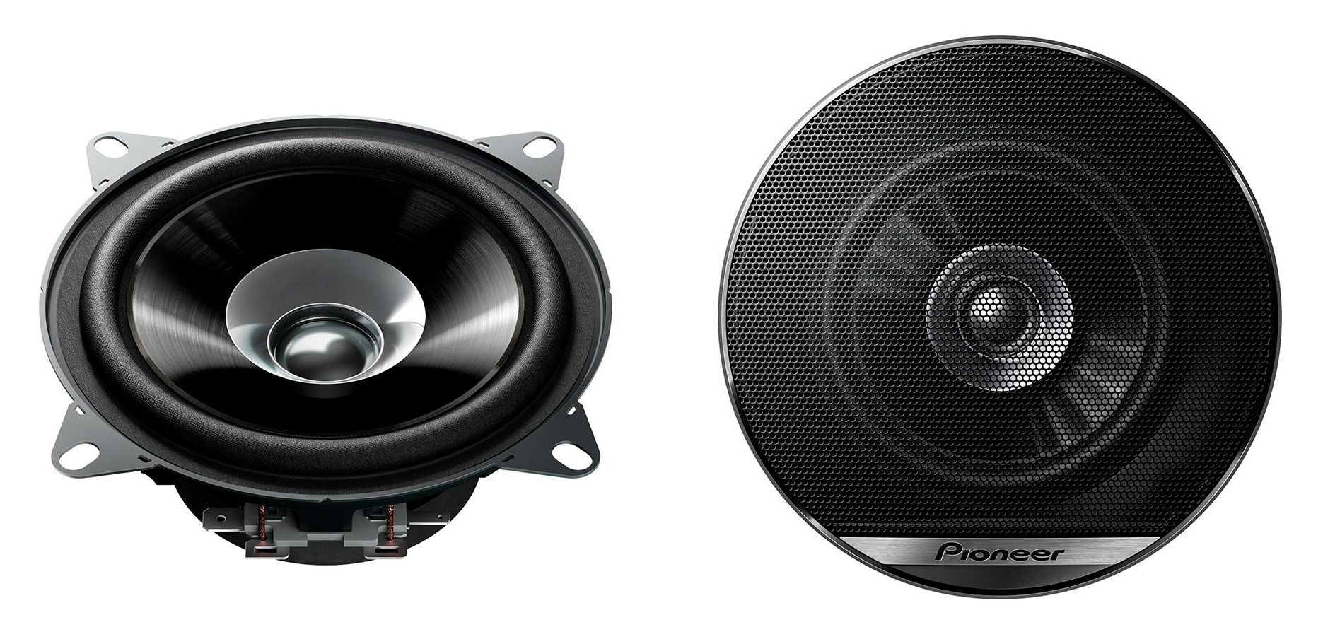Автомобильная акустика широкополосная Pioneer, 30 Вт (190 Вт), 4 Ом, круглая, 2 шт. (TS-G1010F)