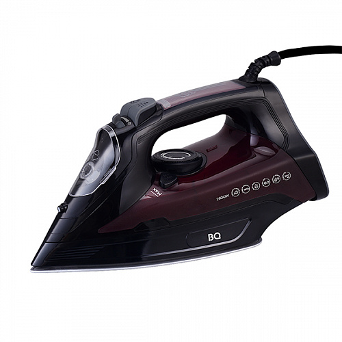  Утюг BQ SI1003 2.6 кВт, длина шнура 1.6 м, черный/красный