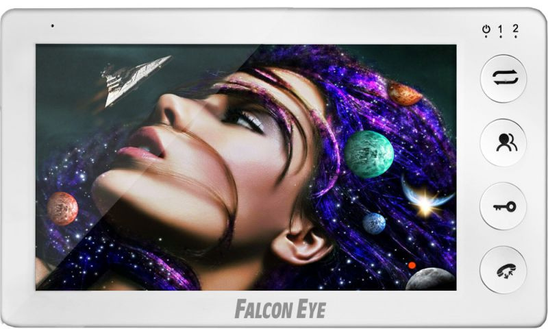  Видеодомофон Falcon Eye, 7 800x480, белый/белый (COSMO)