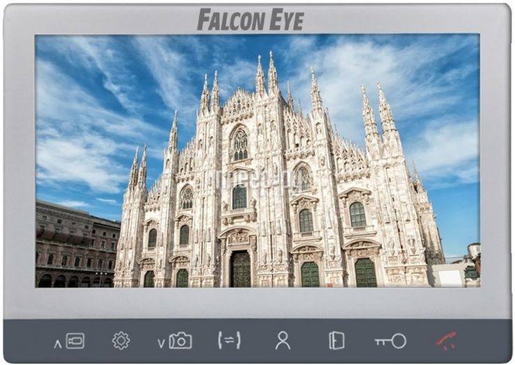   E2E4 Видеодомофон Falcon Eye, 10.1 1024x600, поддержка панелей: 2 шт., белый/белый (MILANO PLUS HD)