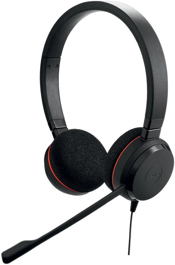   E2E4 Проводная гарнитура Jabra Evolve 20 MS Duo , USB Type-C, черный (4999-823-189)